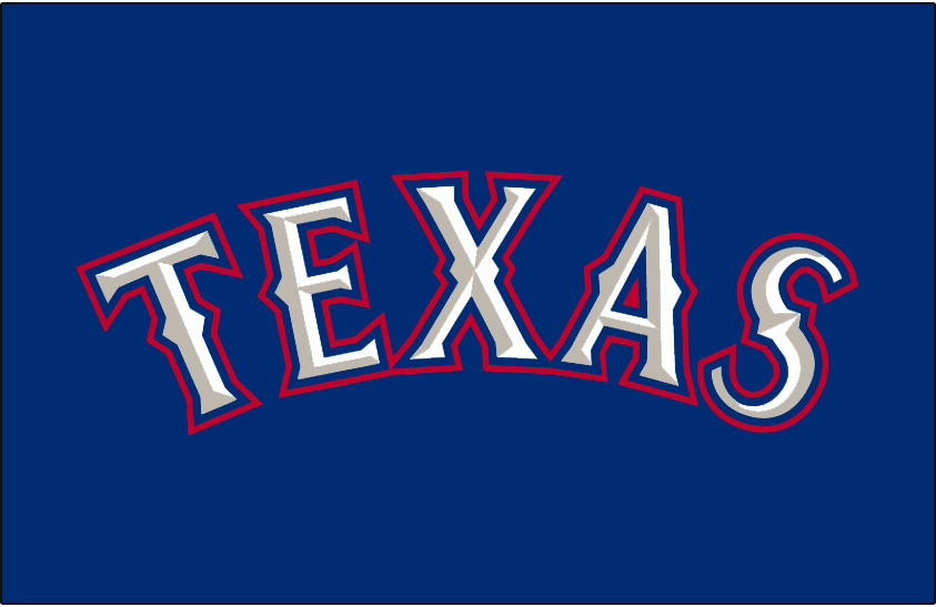 Texas Rangers 2000-2013 Jersey Logo fabric transfer